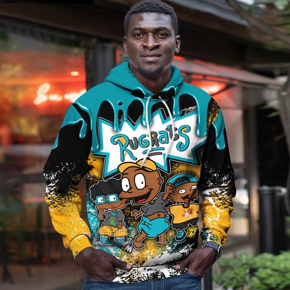 Drip Melanin Rugrats Kid Sneaker Shirt Match 2023 Retro Aqua 5S, Jordan 5 Aqua Hoodie Sweatshirt Tee All Over Print MKO Shirt Drip Melanin Rugrats Kid Sneaker Shirt Match 2023 Retro Aqua 5S, Jordan 5 Aqua Hoodie Sweatshirt Tee All Over Print MKO Shirt