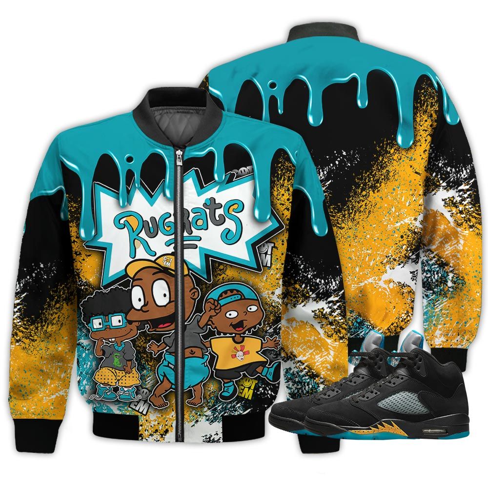Drip Melanin Rugrats Kid Sneaker Shirt Match 2023 Retro Aqua 5S, Jordan 5 Aqua Hoodie Sweatshirt Tee All Over Print MKO Shirt Drip Melanin Rugrats Kid Sneaker Shirt Match 2023 Retro Aqua 5S, Jordan 5 Aqua Hoodie Sweatshirt Tee All Over Print MKO Shirt