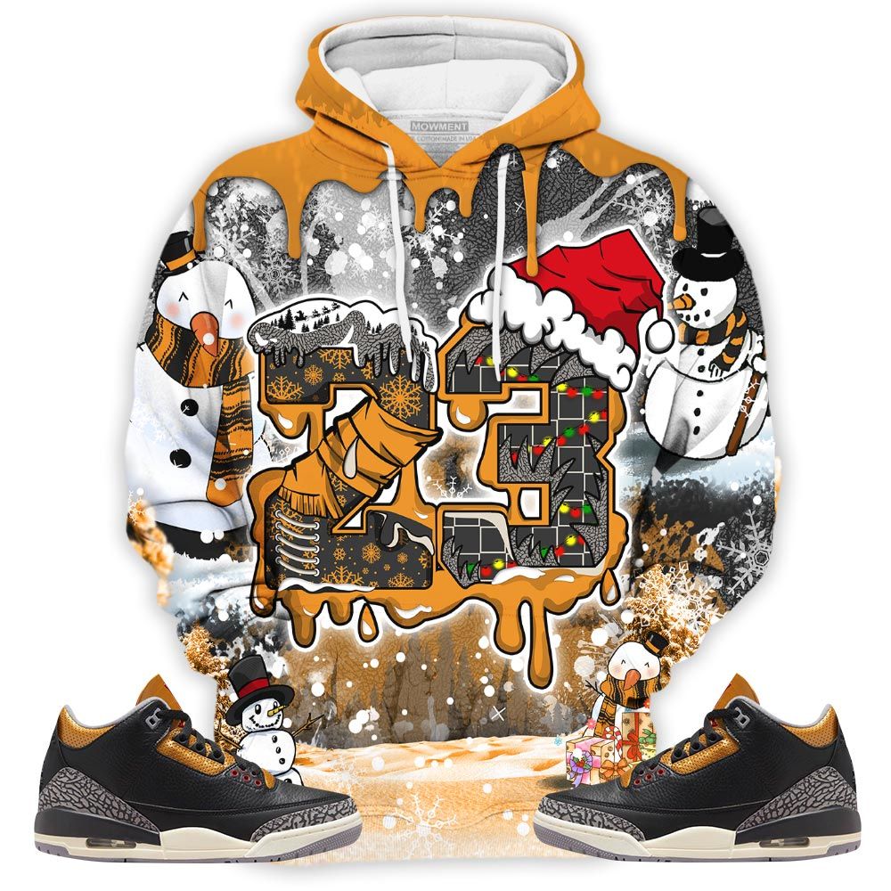 Drip Number 23 Noel Sneaker Shirt Match Black Gold 3S, Jordan 3 Retro Black Gold Hoodie Sweatshirt Tee All Over Print MKO Shirt Drip Number 23 Noel Sneaker Shirt Match Black Gold 3S, Jordan 3 Retro Black Gold Hoodie Sweatshirt Tee All Over Print MKO Shirt