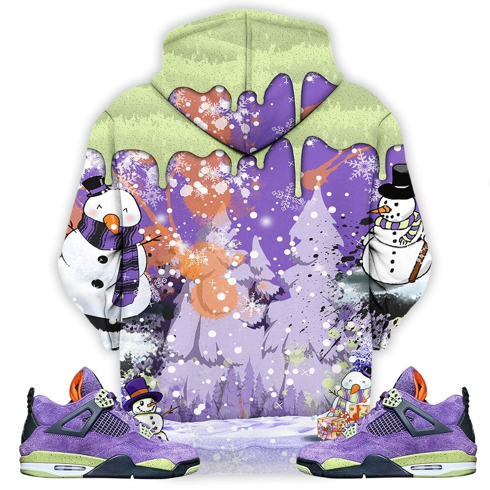 Drip Number 23 Noel Sneaker Shirt Match Canyon Purple 4S, Jordan 4 Canyon Purple Hoodie Sweatshirt Tee All Over Print MKO Shirt