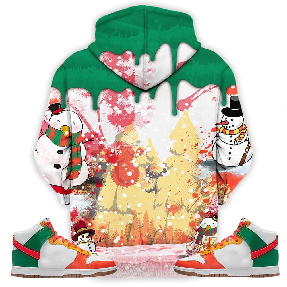 Drip Number 23 Noel Sneaker Shirt Match Chenille Swoosh, Dunk High Chenille Swoosh Hoodie Sweatshirt Tee All Over Print MKO Shirt