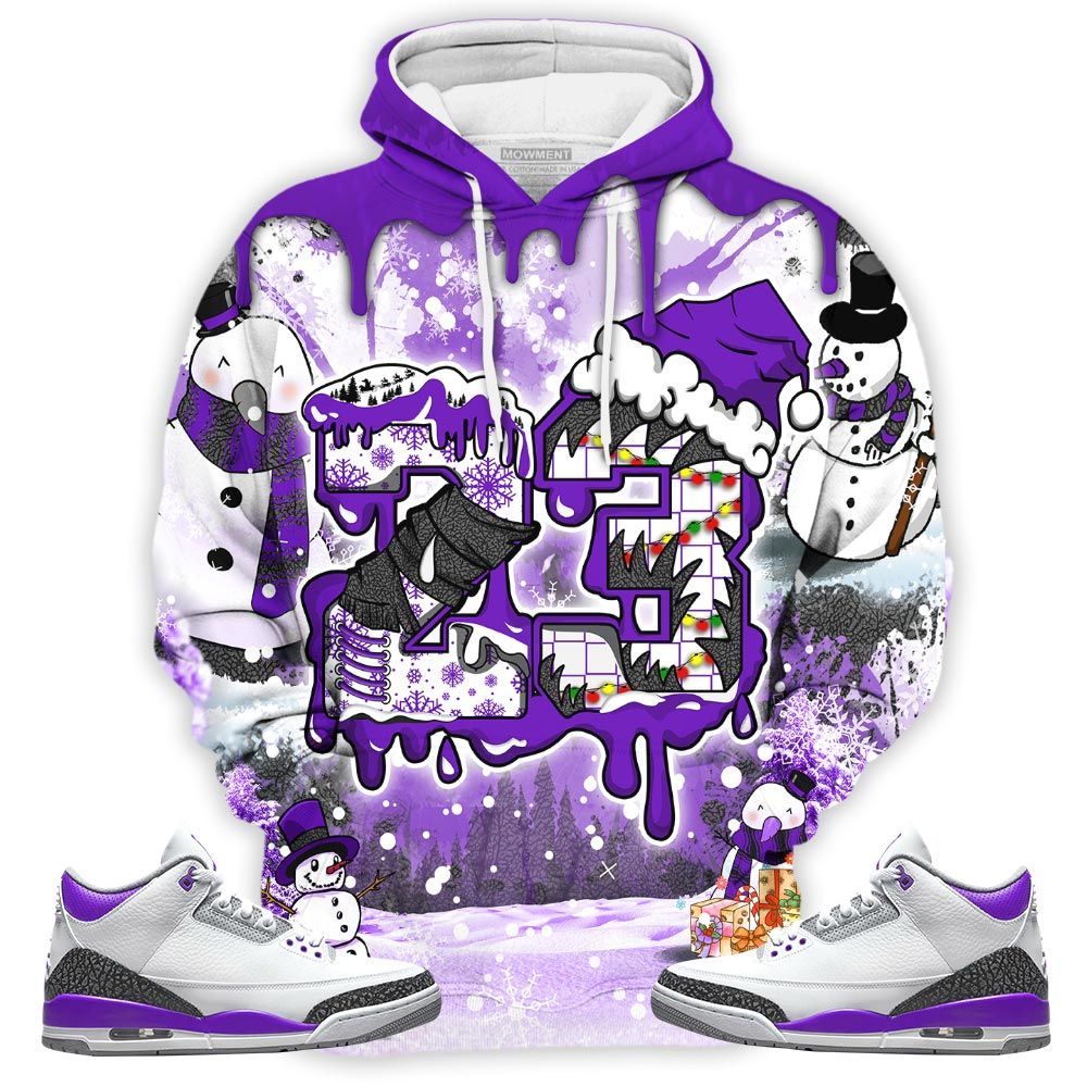 Drip Number 23 Noel Sneaker Shirt Match Dark Iris 3S, Jordan 3 Retro Dark Iris Hoodie Sweatshirt Tee All Over Print MKO Shirt Drip Number 23 Noel Sneaker Shirt Match Dark Iris 3S, Jordan 3 Retro Dark Iris Hoodie Sweatshirt Tee All Over Print MKO Shirt