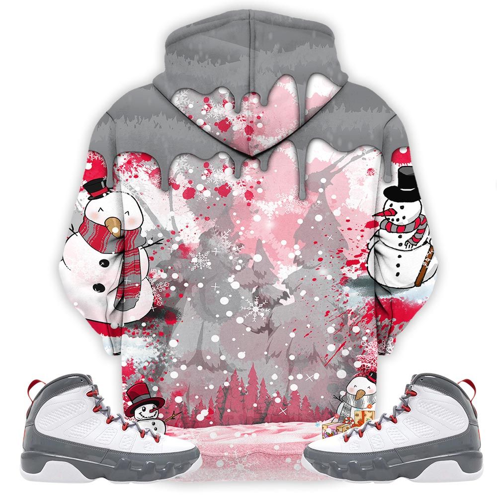 Drip Number 23 Noel Sneaker Shirt Match Fire Red 9S, Jordan 9 Retro Fire Red Hoodie Sweatshirt Tee All Over Print MKO Shirt