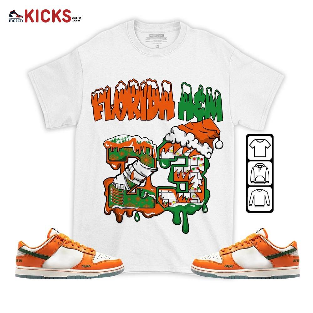 Drip Number 23 Noel Sneaker Shirt Match Florida A and M University, Dunk Low Florida A and M University MKO T-Shirt