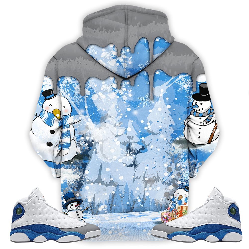 Drip Number 23 Noel Sneaker Shirt Match French Blue 13S, Jordan 13 French Blue Hoodie Sweatshirt Tee All Over Print MKO Shirt