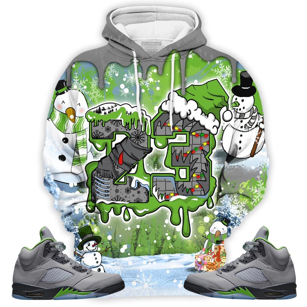 Drip Number 23 Noel Sneaker Shirt Match Green Bean 5S, Jordan 5 Retro Green Bean Hoodie Sweatshirt Tee All Over Print MKO Shirt Drip Number 23 Noel Sneaker Shirt Match Green Bean 5S, Jordan 5 Retro Green Bean Hoodie Sweatshirt Tee All Over Print MKO Shirt