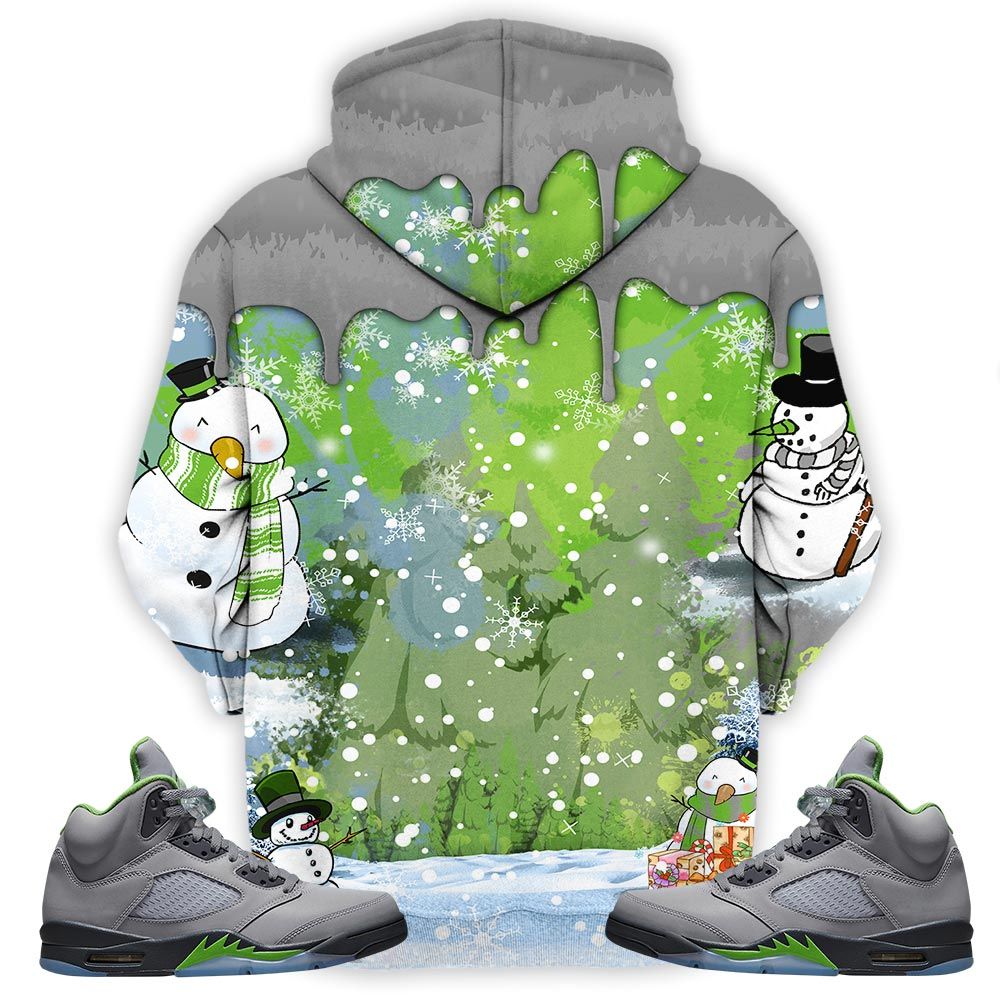 Drip Number 23 Noel Sneaker Shirt Match Green Bean 5S, Jordan 5 Retro Green Bean Hoodie Sweatshirt Tee All Over Print MKO Shirt