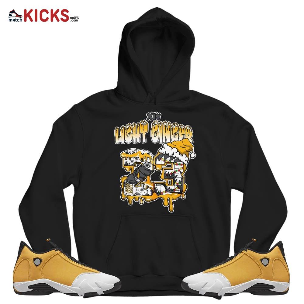 Drip Number 23 Noel Sneaker Shirt Match Light Ginger 14s, Jordan 14 Retro Light Ginger MKO T-Shirt Drip Number 23 Noel Sneaker Shirt Match Light Ginger 14s, Jordan 14 Retro Light Ginger MKO T-Shirt