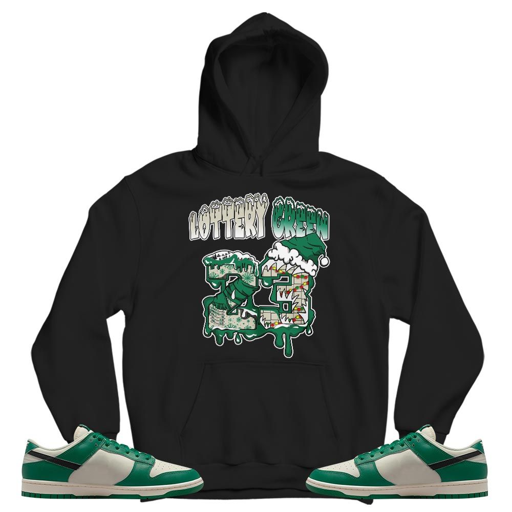 Drip Number 23 Noel Sneaker Shirt Match Low Lottery Green, Dunk Low Lottery Green MKO T-Shirt