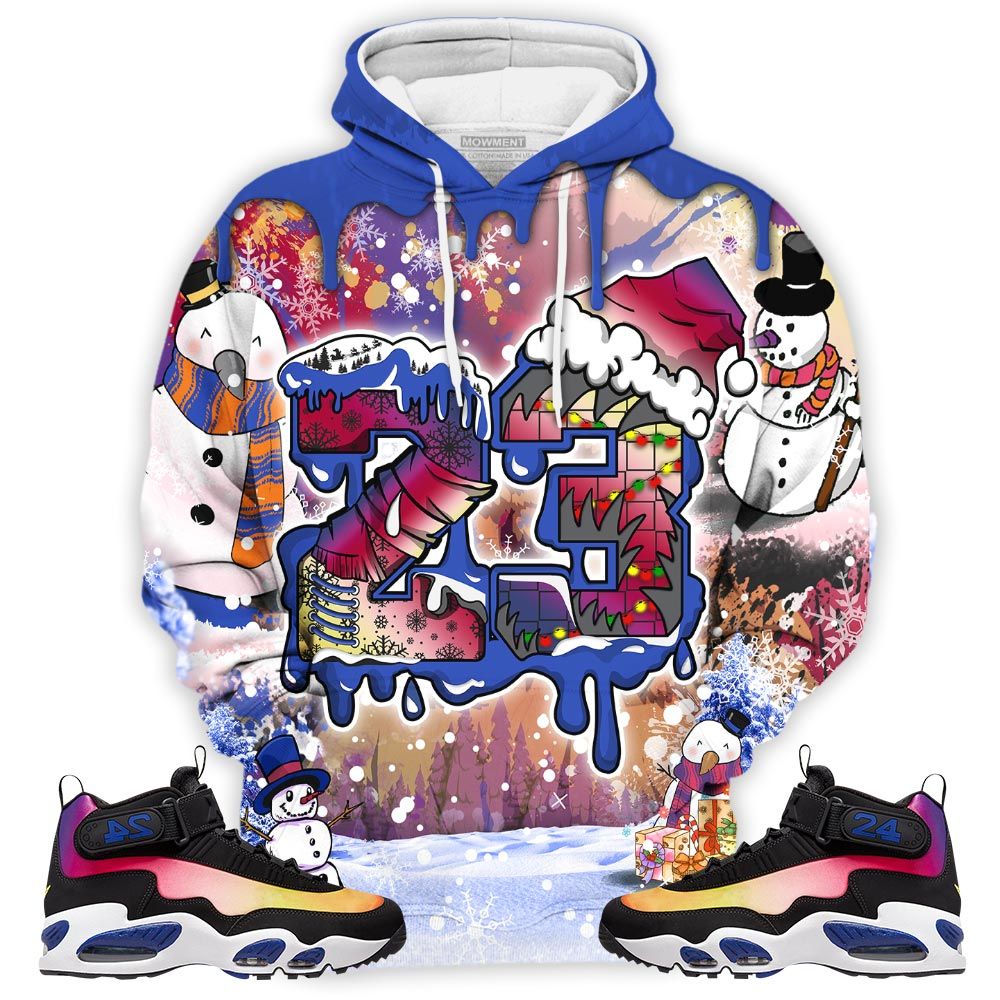 Drip Number 23 Noel Sneaker Shirt Match Max 1 Los Angeles, Air Griffey Max 1 Los Angeles Hoodie Sweatshirt Tee All Over Print MKO Shirt