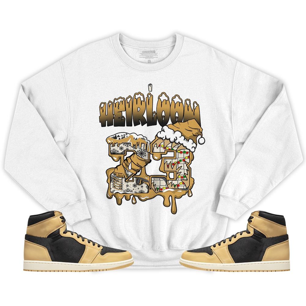 Drip Number 23 Noel Sneaker Shirt Match OG Heirloom 1s, Jordan 1 Retro High OG Heirloom MKO T-Shirt Drip Number 23 Noel Sneaker Shirt Match OG Heirloom 1s, Jordan 1 Retro High OG Heirloom MKO T-Shirt