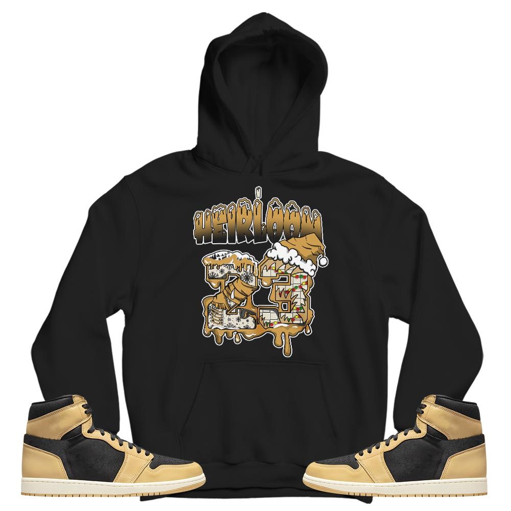 Drip Number 23 Noel Sneaker Shirt Match OG Heirloom 1s, Jordan 1 Retro High OG Heirloom MKO T-Shirt