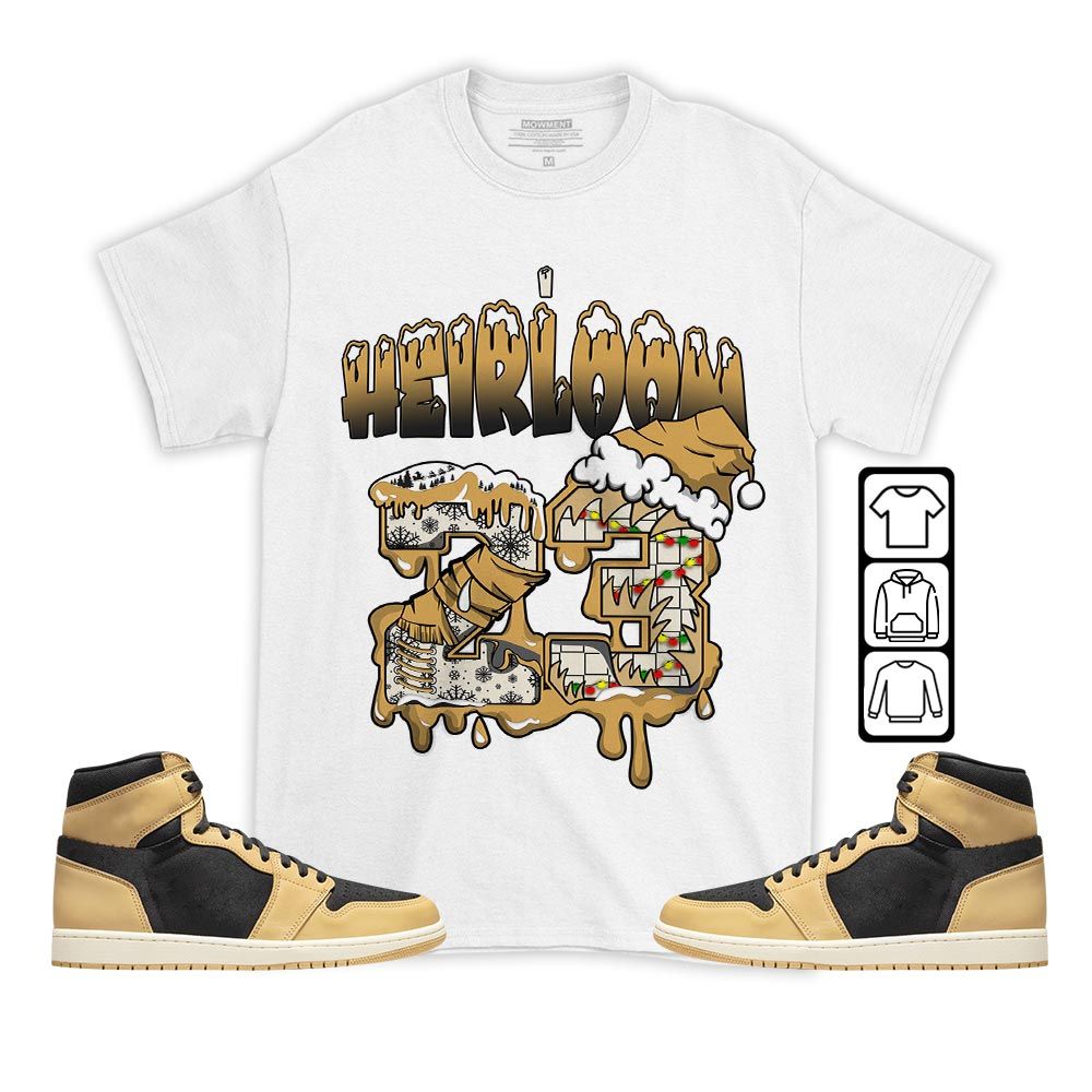 Drip Number 23 Noel Sneaker Shirt Match OG Heirloom 1s, Jordan 1 Retro High OG Heirloom MKO T-Shirt Drip Number 23 Noel Sneaker Shirt Match OG Heirloom 1s, Jordan 1 Retro High OG Heirloom MKO T-Shirt