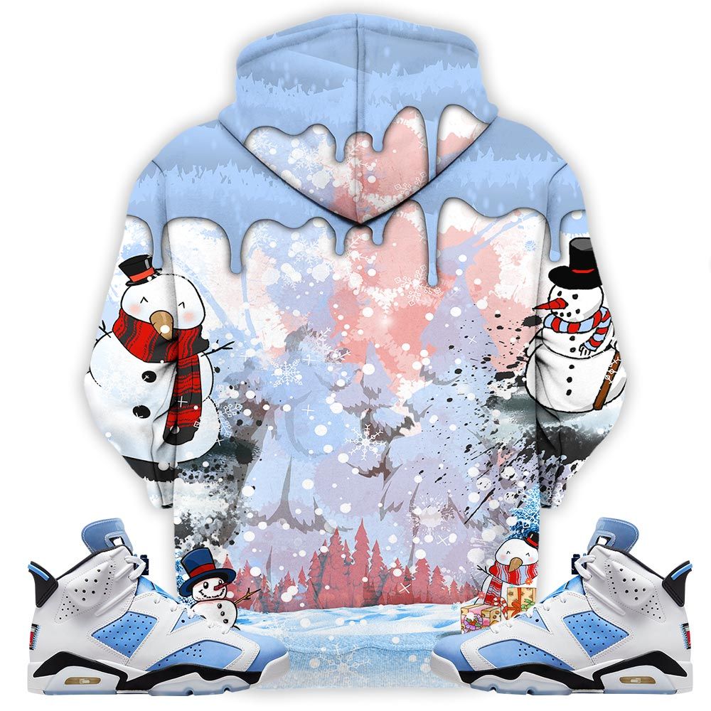 Drip Number 23 Noel Sneaker Shirt Match University Blue 6S, Jordan 6 University Blue Hoodie Sweatshirt Tee All Over Print MKO Shirt