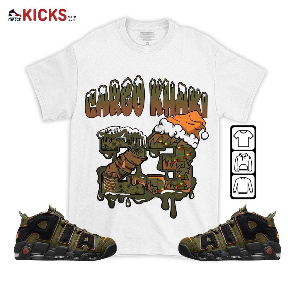 Drip Number 23 Noel Sneaker Shirt Match Uptempo Cargo Khaki, Air More Uptempo Cargo Khaki MKO T-Shirt Drip Number 23 Noel Sneaker Shirt Match Uptempo Cargo Khaki, Air More Uptempo Cargo Khaki MKO T-Shirt