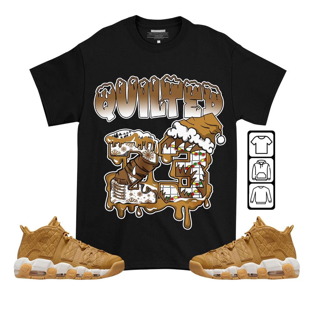 Drip Number 23 Noel Sneaker Shirt Match Uptempo Quilted, Air More Uptempo Quilted MKO T-Shirt Drip Number 23 Noel Sneaker Shirt Match Uptempo Quilted, Air More Uptempo Quilted MKO T-Shirt