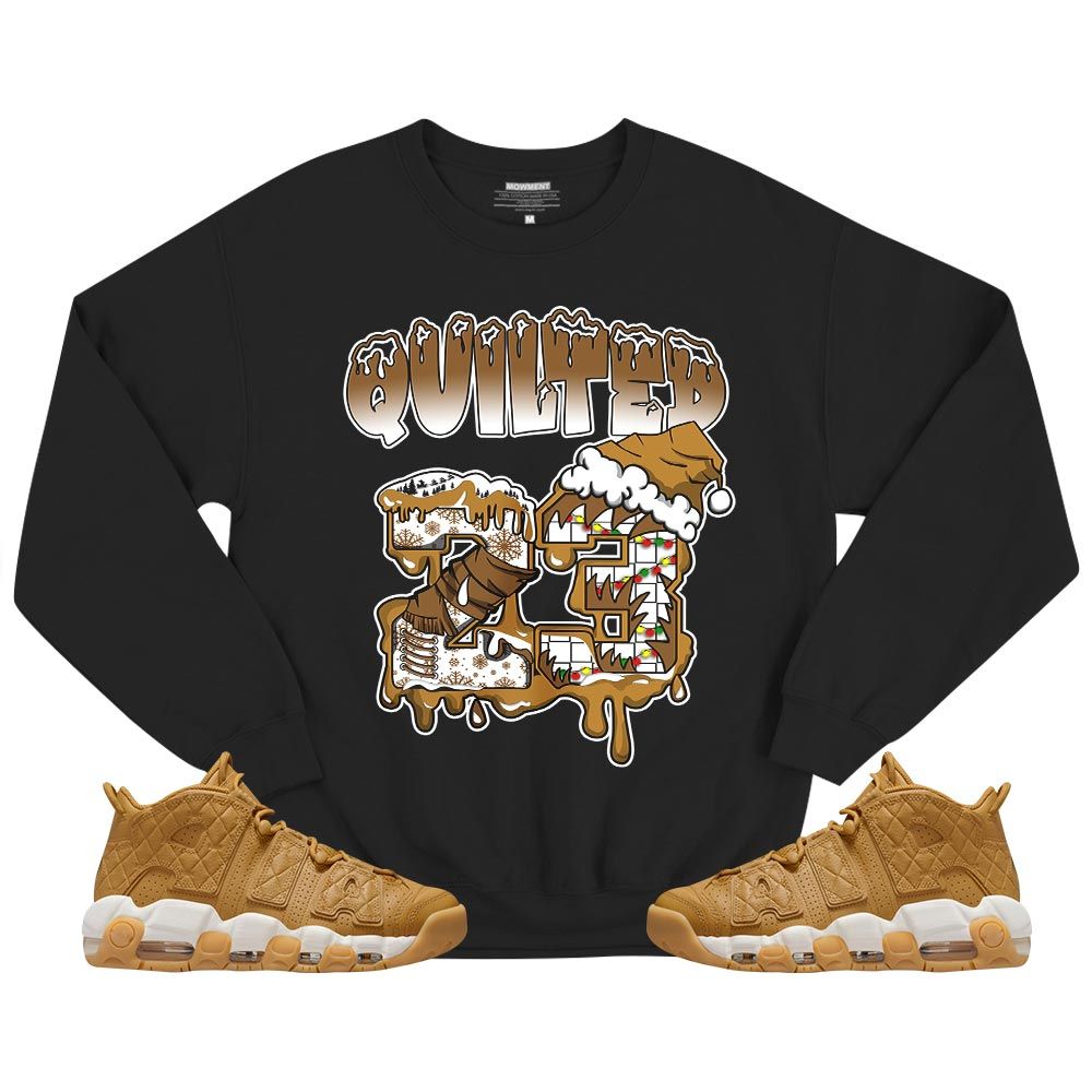 Drip Number 23 Noel Sneaker Shirt Match Uptempo Quilted, Air More Uptempo Quilted MKO T-Shirt Drip Number 23 Noel Sneaker Shirt Match Uptempo Quilted, Air More Uptempo Quilted MKO T-Shirt