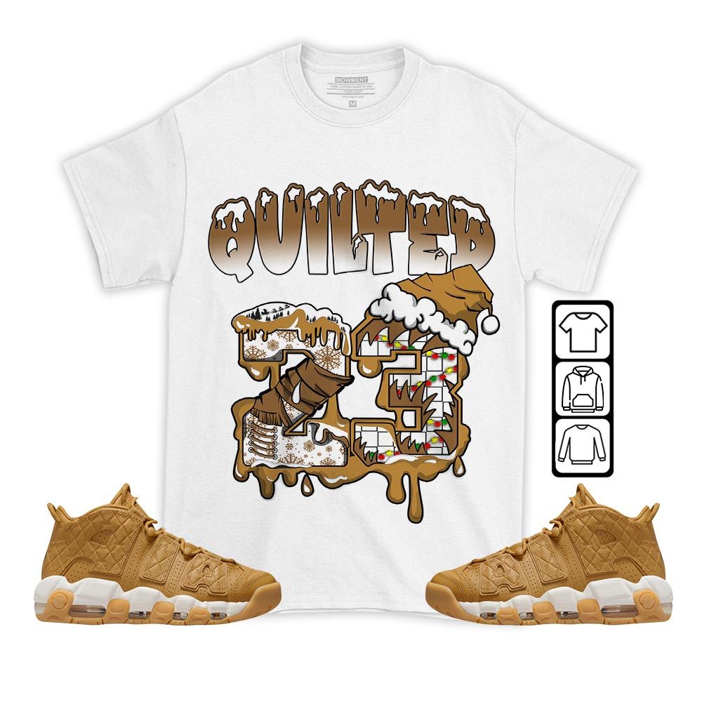Drip Number 23 Noel Sneaker Shirt Match Uptempo Quilted, Air More Uptempo Quilted MKO T-Shirt Drip Number 23 Noel Sneaker Shirt Match Uptempo Quilted, Air More Uptempo Quilted MKO T-Shirt