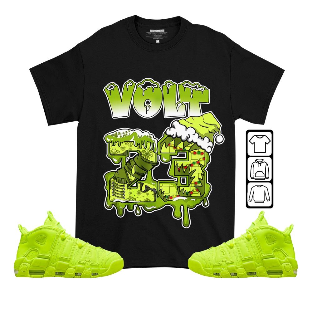 Drip Number 23 Noel Sneaker Shirt Match Uptempo Volt, Air More Uptempo Volt MKO T-Shirt Drip Number 23 Noel Sneaker Shirt Match Uptempo Volt, Air More Uptempo Volt MKO T-Shirt