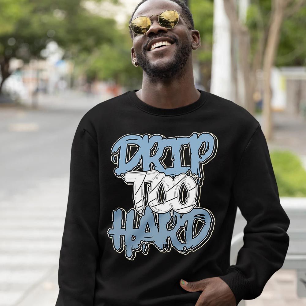 Drip Too Hard Sneaker Shirt Match 1 Low Gets Icy, Jordan 1 Low Ice Blue MKO T-Shirt Drip Too Hard Sneaker Shirt Match 1 Low Gets Icy, Jordan 1 Low Ice Blue MKO T-Shirt