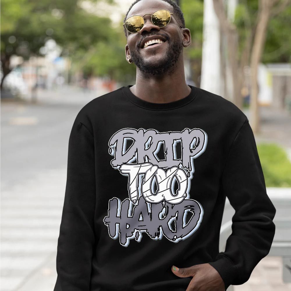 Drip Too Hard Sneaker Shirt Match Cement Grey 11s, Jordan 11 Low Cement Grey MKO T-Shirt Drip Too Hard Sneaker Shirt Match Cement Grey 11s, Jordan 11 Low Cement Grey MKO T-Shirt