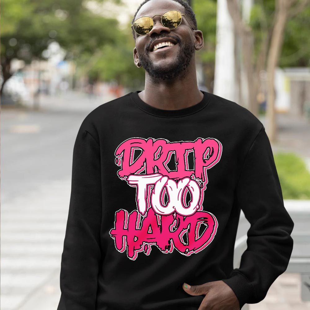Drip Too Hard Sneaker Shirt Match Dunk Low Hyper Pink, Dunk Low Hot Pink MKO T-Shirt Drip Too Hard Sneaker Shirt Match Dunk Low Hyper Pink, Dunk Low Hot Pink MKO T-Shirt