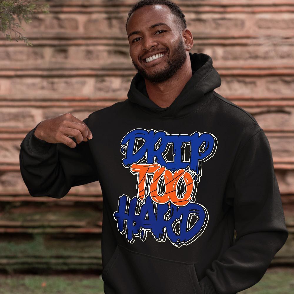 Drip Too Hard Sneaker Shirt Match Mid Knicks 1s, Jordan 1 Mid Knicks MKO T-Shirt Drip Too Hard Sneaker Shirt Match Mid Knicks 1s, Jordan 1 Mid Knicks MKO T-Shirt