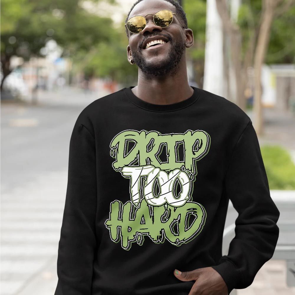 Drip Too Hard Sneaker Shirt Match Retro Oil Green 4s, Jordan 4 Oil Green MKO T-Shirt Drip Too Hard Sneaker Shirt Match Retro Oil Green 4s, Jordan 4 Oil Green MKO T-Shirt