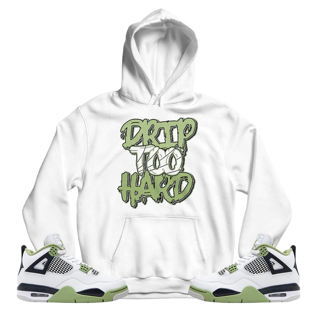 Drip Too Hard Sneaker Shirt Match Retro Oil Green 4s, Jordan 4 Oil Green MKO T-Shirt Drip Too Hard Sneaker Shirt Match Retro Oil Green 4s, Jordan 4 Oil Green MKO T-Shirt