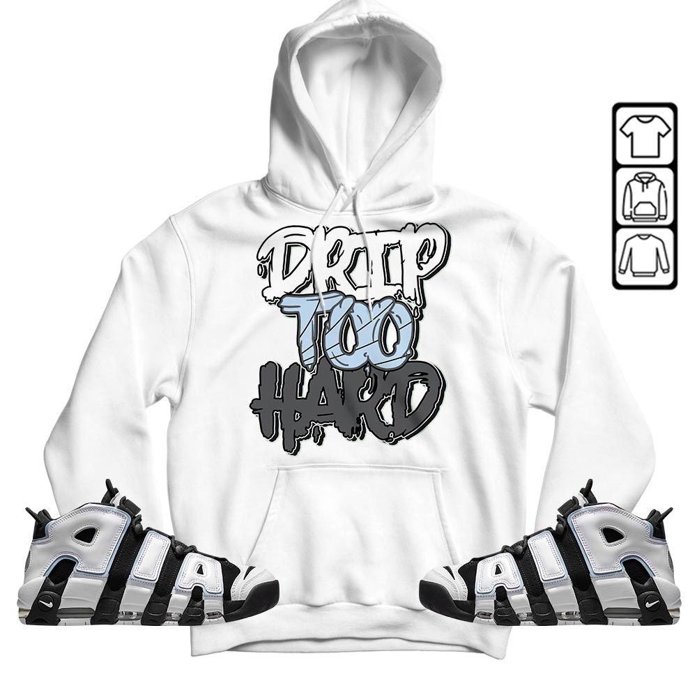 Drip Too Hard Sneaker Shirt Match Uptempo Cobalt Bliss, Air More Uptempo Cobalt Bliss MKO T-Shirt Drip Too Hard Sneaker Shirt Match Uptempo Cobalt Bliss, Air More Uptempo Cobalt Bliss MKO T-Shirt
