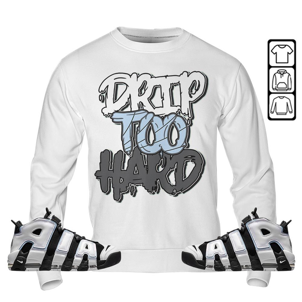 Drip Too Hard Sneaker Shirt Match Uptempo Cobalt Bliss, Air More Uptempo Cobalt Bliss MKO T-Shirt Drip Too Hard Sneaker Shirt Match Uptempo Cobalt Bliss, Air More Uptempo Cobalt Bliss MKO T-Shirt