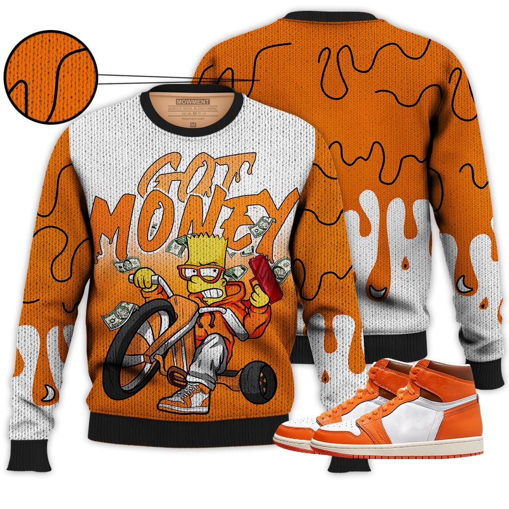 Drippin Bart Got Money Sneaker Shirt Match High Og Starfish 1S, Jordan 1 Retro High Og Starfish Hoodie Sweatshirt Tee All Over Print MKO Shirt Drippin Bart Got Money Sneaker Shirt Match High Og Starfish 1S, Jordan 1 Retro High Og Starfish Hoodie Sweatshirt Tee All Over Print MKO Shirt