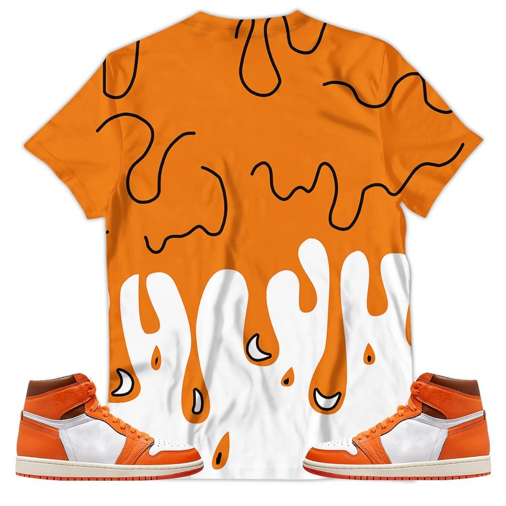 Drippin Cartoon 90S Misfit Sneaker Shirt Match Retro Starfish 1S, Jordan 1 Retro High Og Starfish Hoodie Sweatshirt Tee All Over Print MKO Shirt