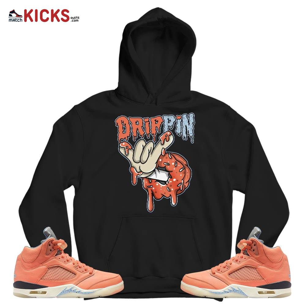Drippin Donuts Sneaker Shirt Match Crimson Bliss 5s, Jordan 5 DJ Khaled Crimson Bliss MKO T-Shirt Drippin Donuts Sneaker Shirt Match Crimson Bliss 5s, Jordan 5 DJ Khaled Crimson Bliss MKO T-Shirt