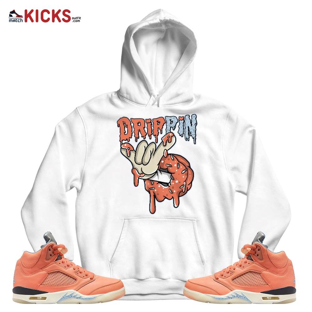 Drippin Donuts Sneaker Shirt Match Crimson Bliss 5s, Jordan 5 DJ Khaled Crimson Bliss MKO T-Shirt Drippin Donuts Sneaker Shirt Match Crimson Bliss 5s, Jordan 5 DJ Khaled Crimson Bliss MKO T-Shirt