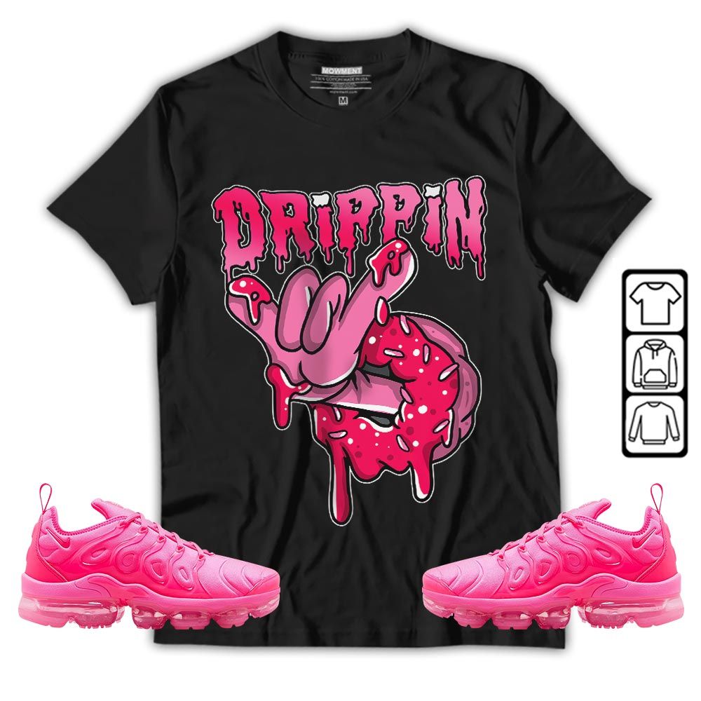 Drippin Donuts Sneaker Shirt Match Plus Triple Pink, Air VaporMax Plus Triple Pink MKO T-Shirt Drippin Donuts Sneaker Shirt Match Plus Triple Pink, Air VaporMax Plus Triple Pink MKO T-Shirt