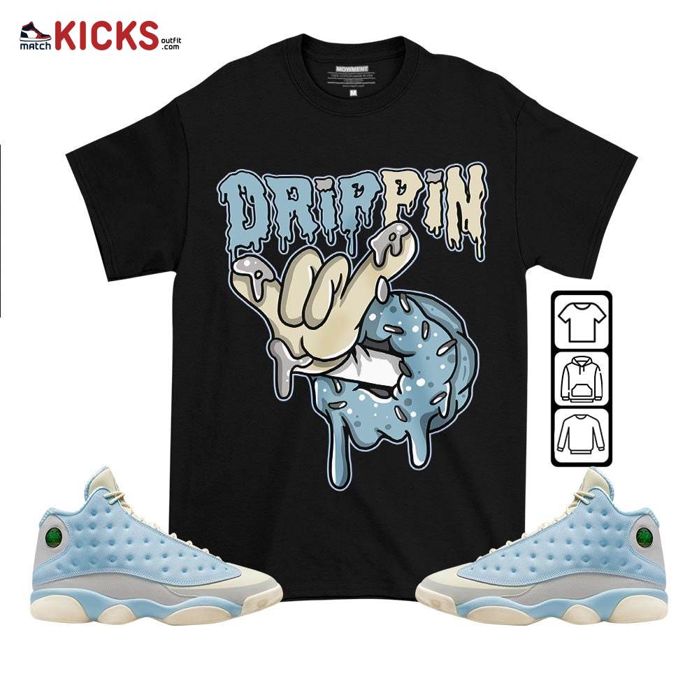 Drippin Donuts Sneaker Shirt Match SoleFly 13s, Jordan 13 Retro SoleFly MKO T-Shirt