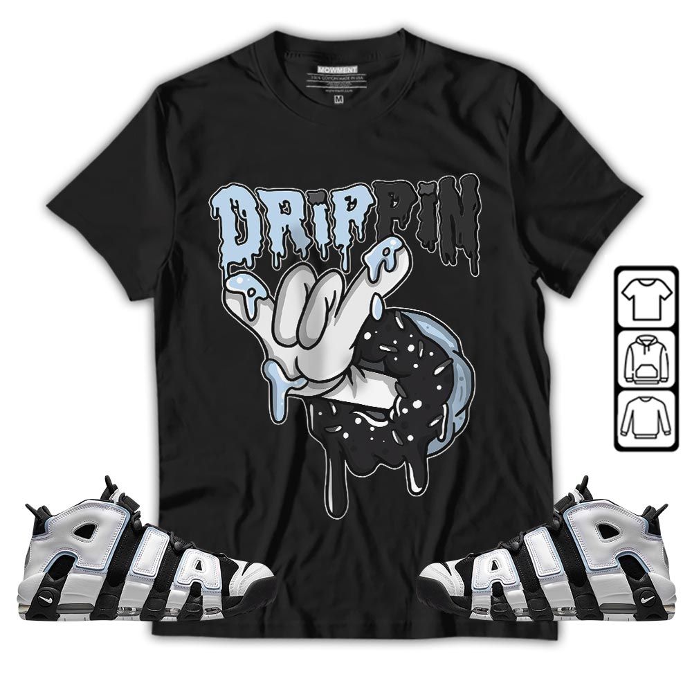 Drippin Donuts Sneaker Shirt Match Uptempo Cobalt Bliss, Air More Uptempo Cobalt Bliss MKO T-Shirt Drippin Donuts Sneaker Shirt Match Uptempo Cobalt Bliss, Air More Uptempo Cobalt Bliss MKO T-Shirt