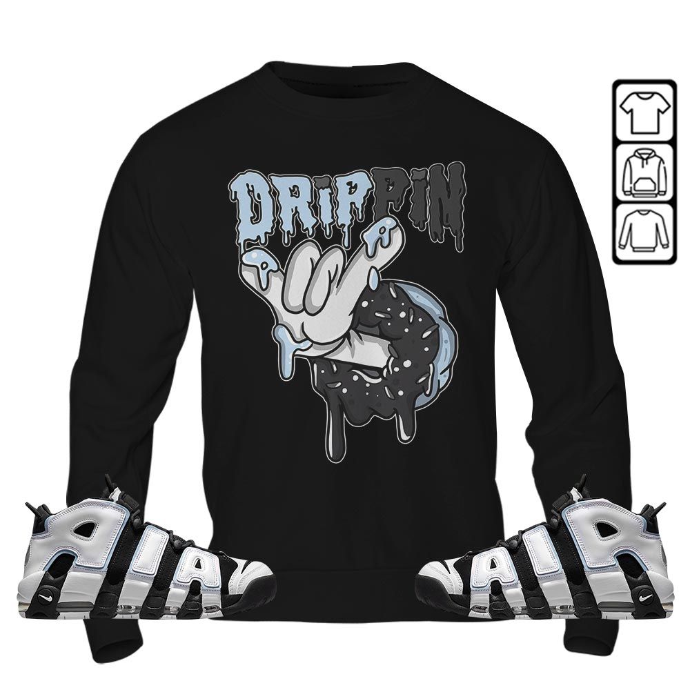 Drippin Donuts Sneaker Shirt Match Uptempo Cobalt Bliss, Air More Uptempo Cobalt Bliss MKO T-Shirt Drippin Donuts Sneaker Shirt Match Uptempo Cobalt Bliss, Air More Uptempo Cobalt Bliss MKO T-Shirt