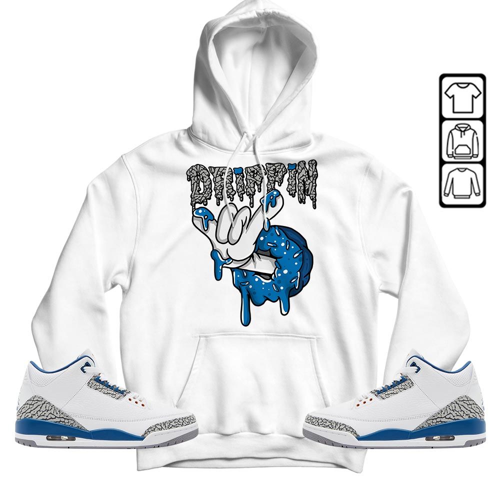 Drippin Donuts Sneaker Shirt Match Wizards 3s, Jordan Retro 3 Wizards MKO T-Shirt