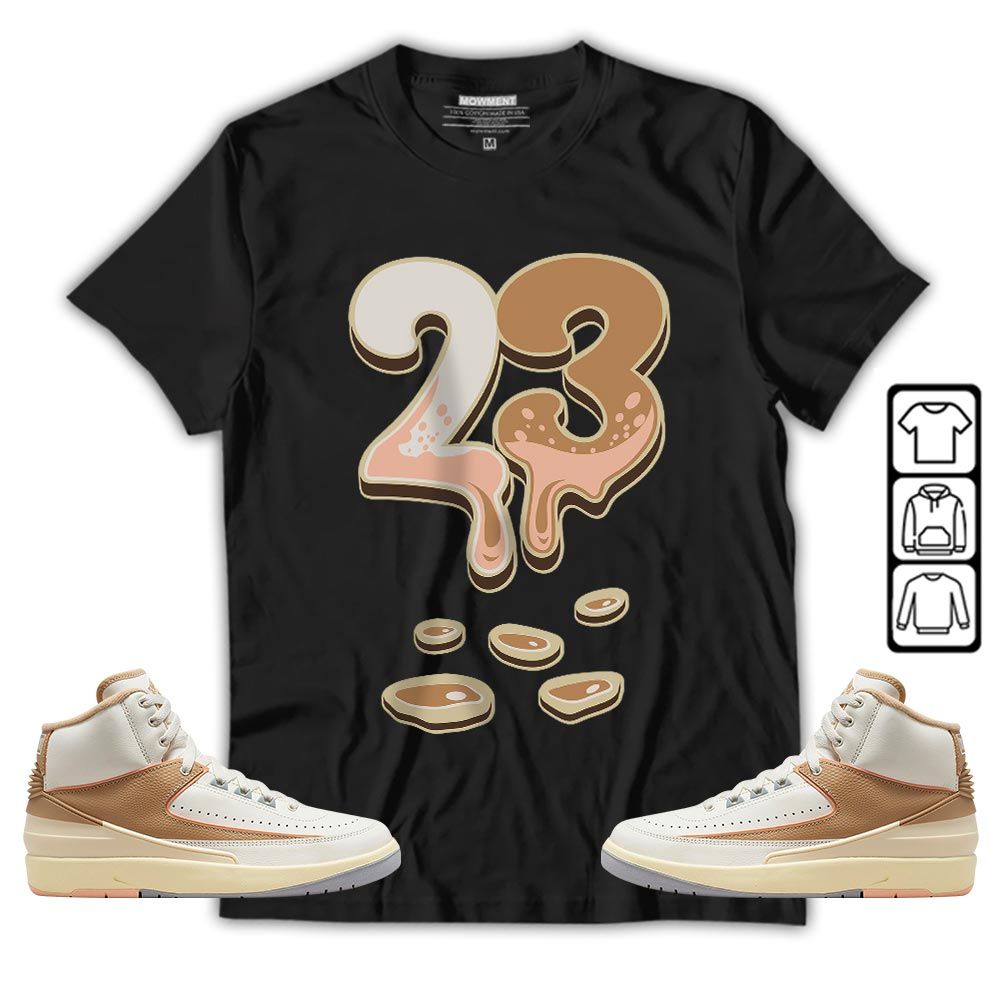 Dripping 23 Sneaker Shirt Match Retro Craft 2s, Jordan 2 Craft MKO T-Shirt