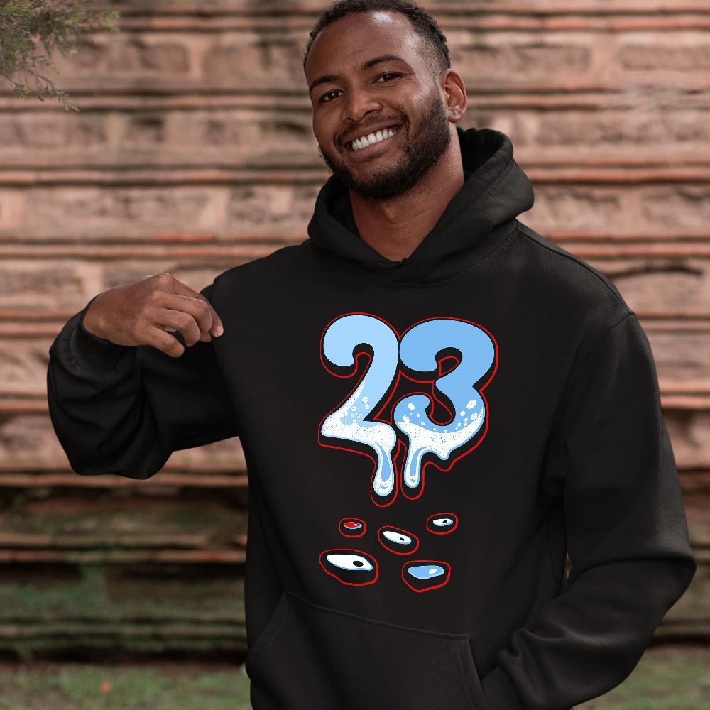 Dripping 23 Sneaker Shirt Match Retro University Blue 5s, Jordan 5 University Blue MKO T-Shirt Dripping 23 Sneaker Shirt Match Retro University Blue 5s, Jordan 5 University Blue MKO T-Shirt