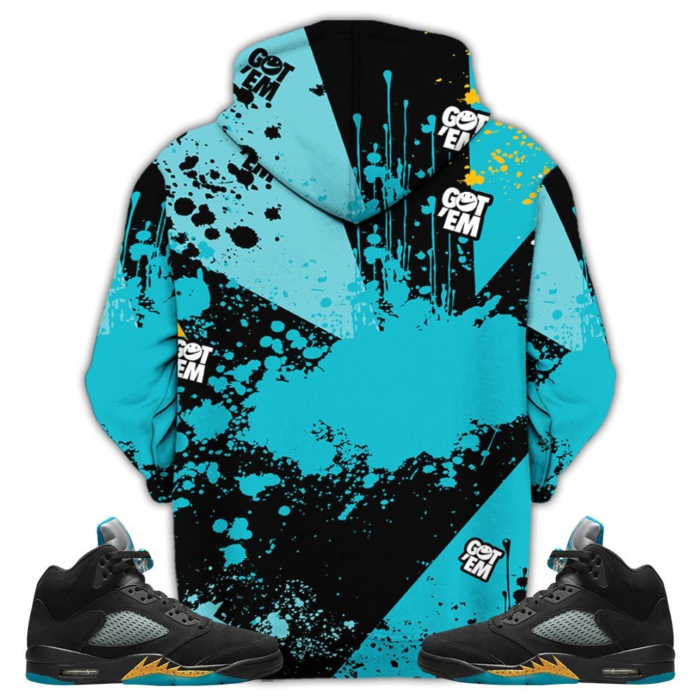 Dripping Got Em Shoes Smile Sneaker Shirt Match 2023 Retro Aqua 5S, Jordan 5 Aqua Hoodie Sweatshirt Tee All Over Print MKO Shirt Dripping Got Em Shoes Smile Sneaker Shirt Match 2023 Retro Aqua 5S, Jordan 5 Aqua Hoodie Sweatshirt Tee All Over Print MKO Shirt