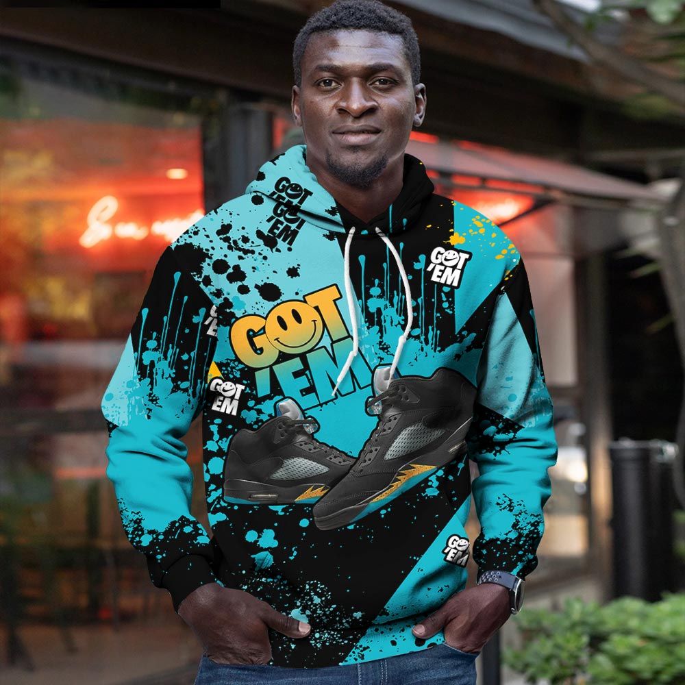 Dripping Got Em Shoes Smile Sneaker Shirt Match 2023 Retro Aqua 5S, Jordan 5 Aqua Hoodie Sweatshirt Tee All Over Print MKO Shirt Dripping Got Em Shoes Smile Sneaker Shirt Match 2023 Retro Aqua 5S, Jordan 5 Aqua Hoodie Sweatshirt Tee All Over Print MKO Shirt