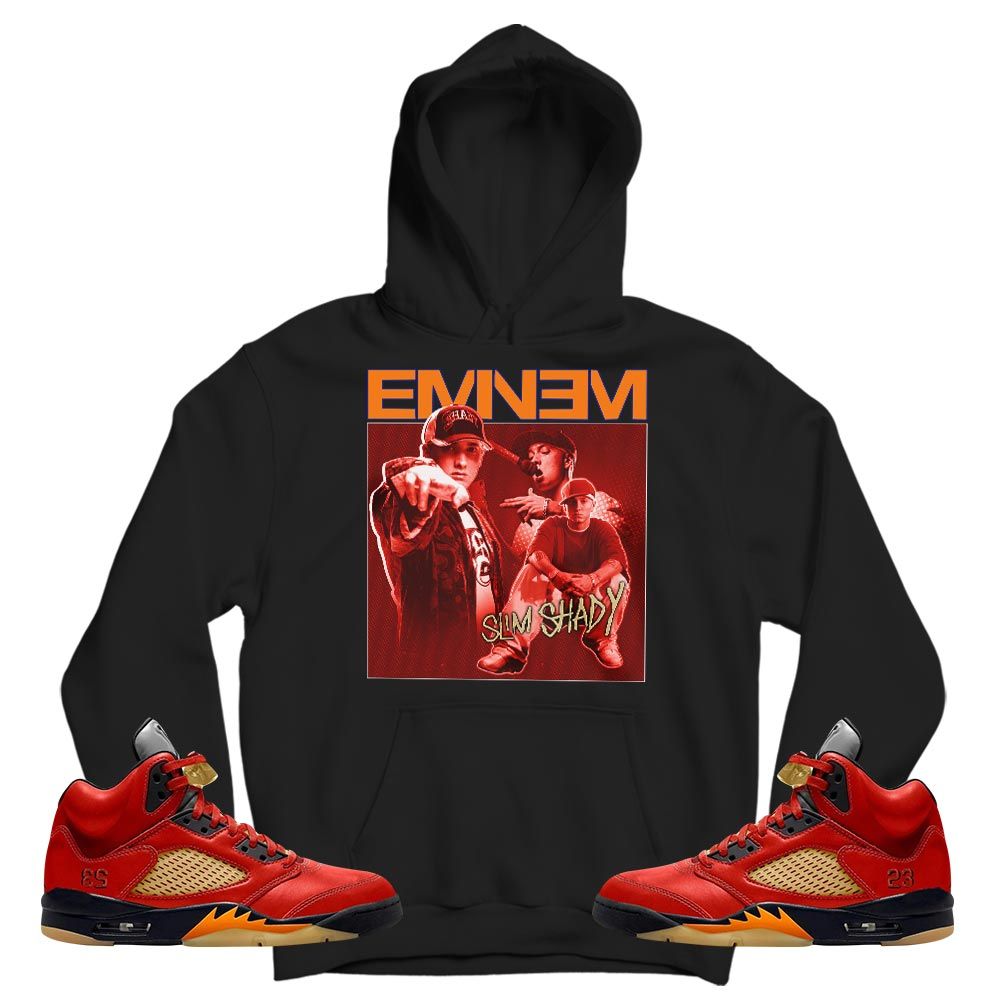 Eminem Sneaker Shirt Match 5 Dunk On Mars, Jordan 5 Mars For Her MKO T-Shirt