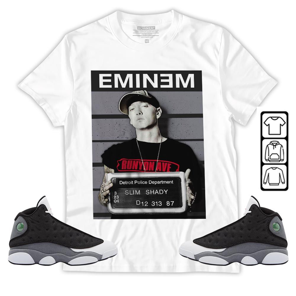 Eminem Sneaker Shirt Match Black Flint 13s, Jordan Retro 13 Black Flint MKO T-Shirt Eminem Sneaker Shirt Match Black Flint 13s, Jordan Retro 13 Black Flint MKO T-Shirt