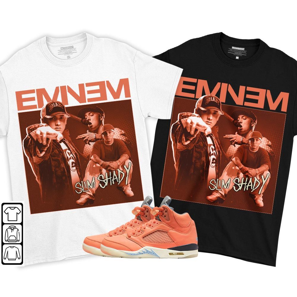 Eminem Sneaker Shirt Match Crimson Bliss 5s, Jordan 5 DJ Khaled Crimson Bliss MKO T-Shirt Eminem Sneaker Shirt Match Crimson Bliss 5s, Jordan 5 DJ Khaled Crimson Bliss MKO T-Shirt