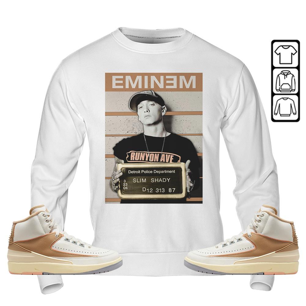 Eminem Sneaker Shirt Match Retro Craft 2s, Jordan 2 Craft MKO T-Shirt Eminem Sneaker Shirt Match Retro Craft 2s, Jordan 2 Craft MKO T-Shirt