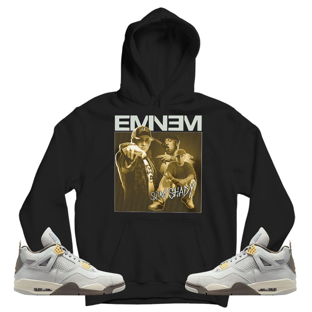 Eminem Sneaker Shirt Match Retro Craft 4s, Jordan 4 Craft Photon Dust MKO T-Shirt