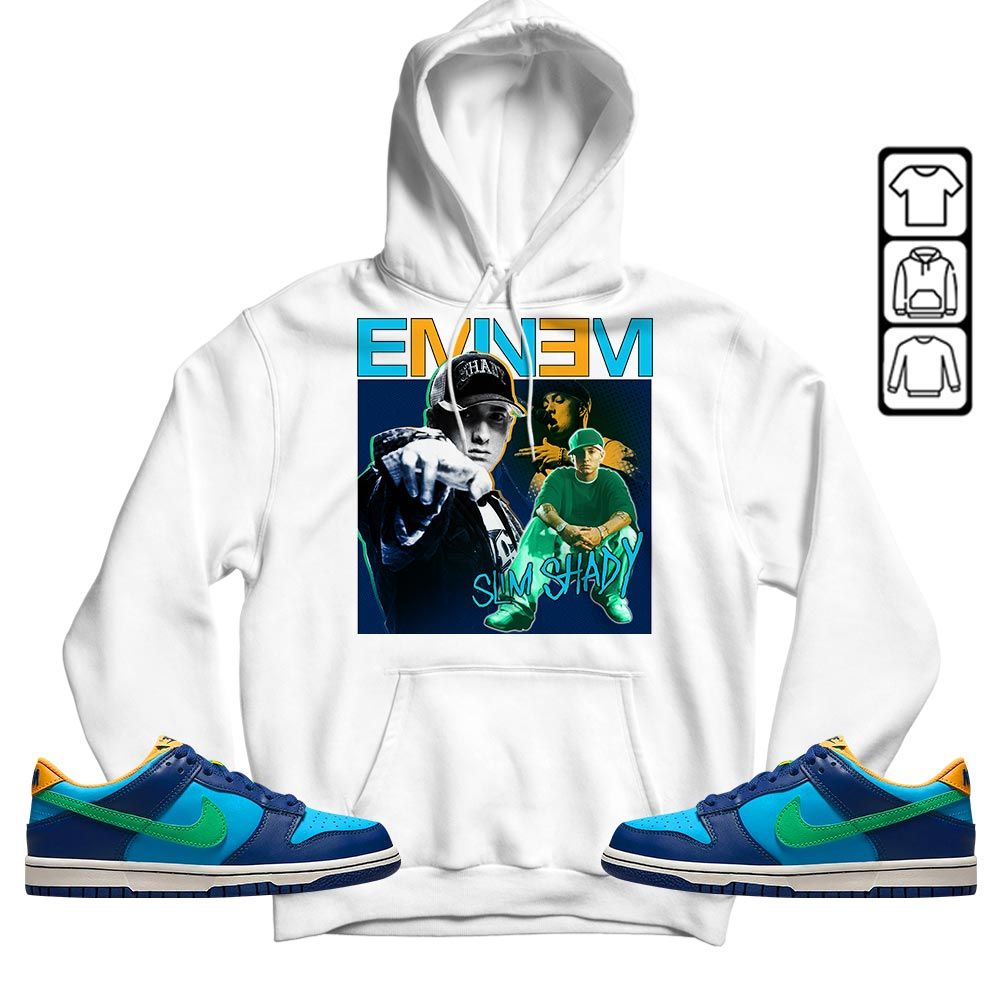 Eminem2 Sneaker Shirt Match Dunk Low GS Kyrie, Dunk Low GS Electric Algae MKO T-Shirt